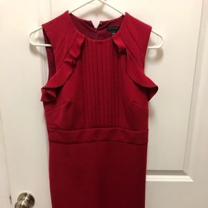 Red Ann Taylor dress